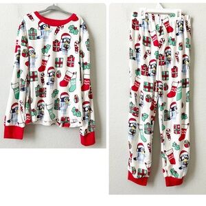 New Bluey Holiday Christmas Comfy Silky Soft Pajama Jammie’s PJ Set Sz 10